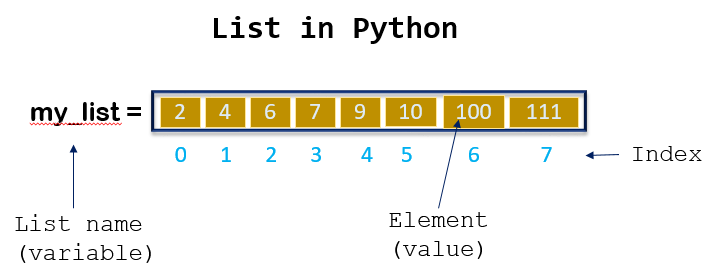 python list details