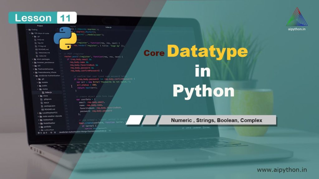 python data types header by aipython