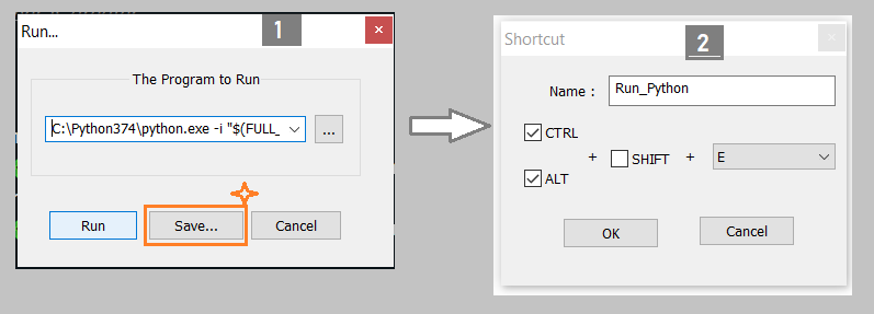 keyboard shortcut