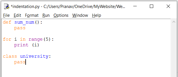 Python, IDLE