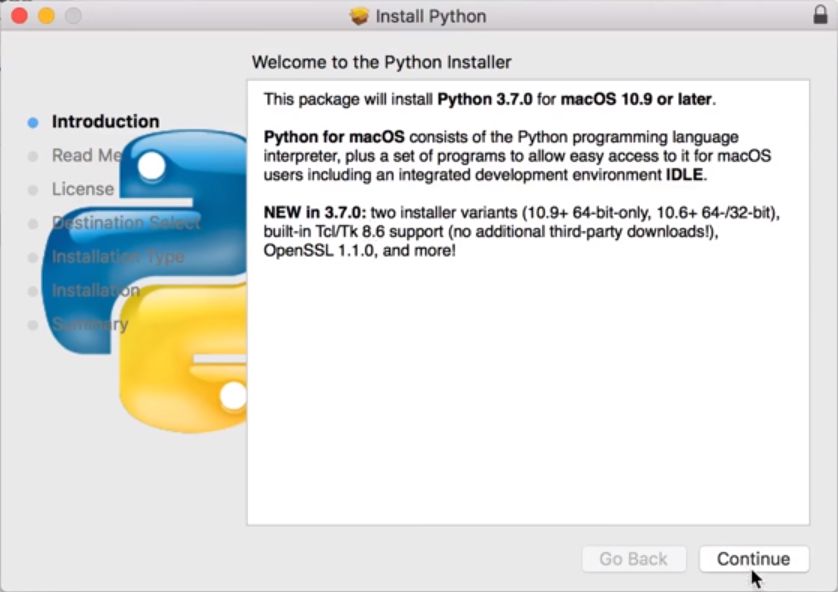 py install on mac