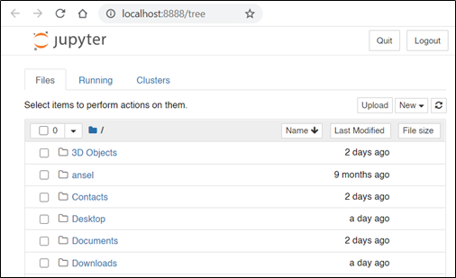 launch jupyter notebook