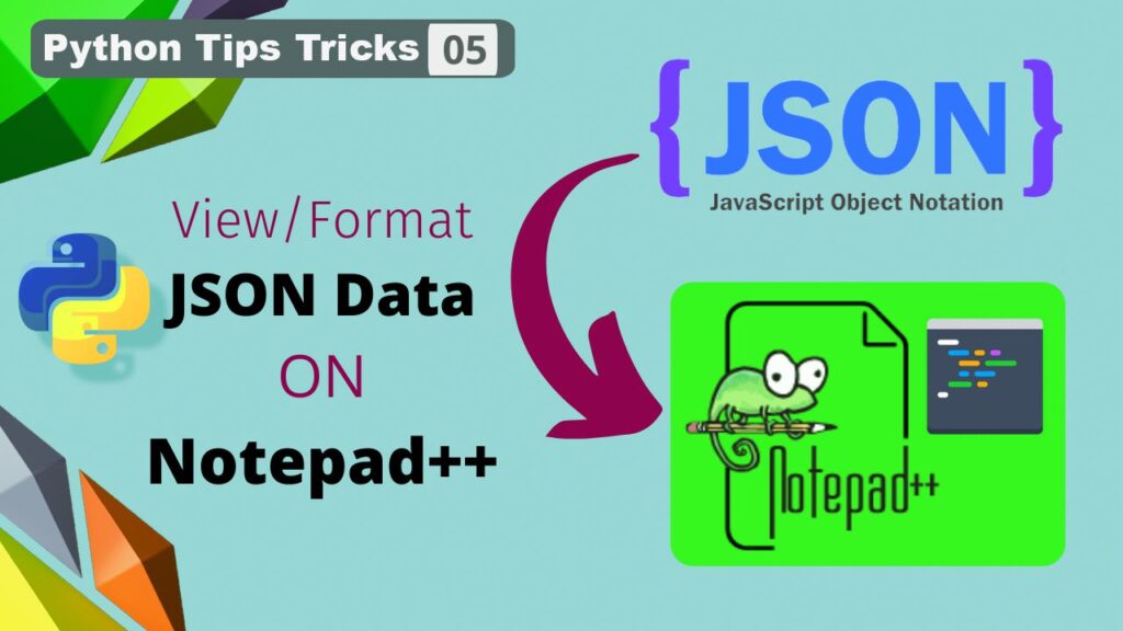 format json file using notepad++